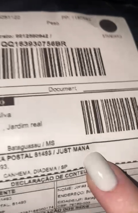 Foto enviada pelo cliente